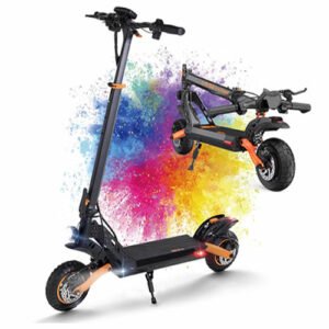 Kukirin Patinete Eléctrico Adultos Todoterreno,Patin Electrico,Scooter Electrico Potente Plegable/Autonomía de 60 km/Ruedas de 10"/Carga máxima 150kg/IP54/Doble Frenos de Disco,G2PRO