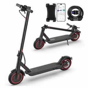 Scooter eléctrico para Adultos, Scooter Deportivo Plegable, Scooters eléctricos de Doble frenado para viajeros, neumáticos de 8,5 "Patinete eléctrico para Adultos